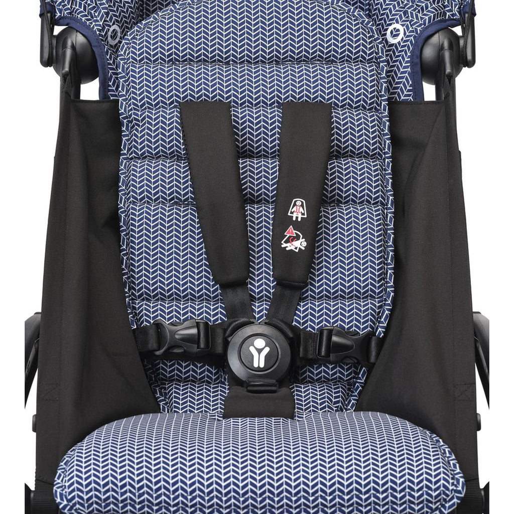 Poussette YOYO 3 Châssis Noir Pack 6+ Bleu Air France