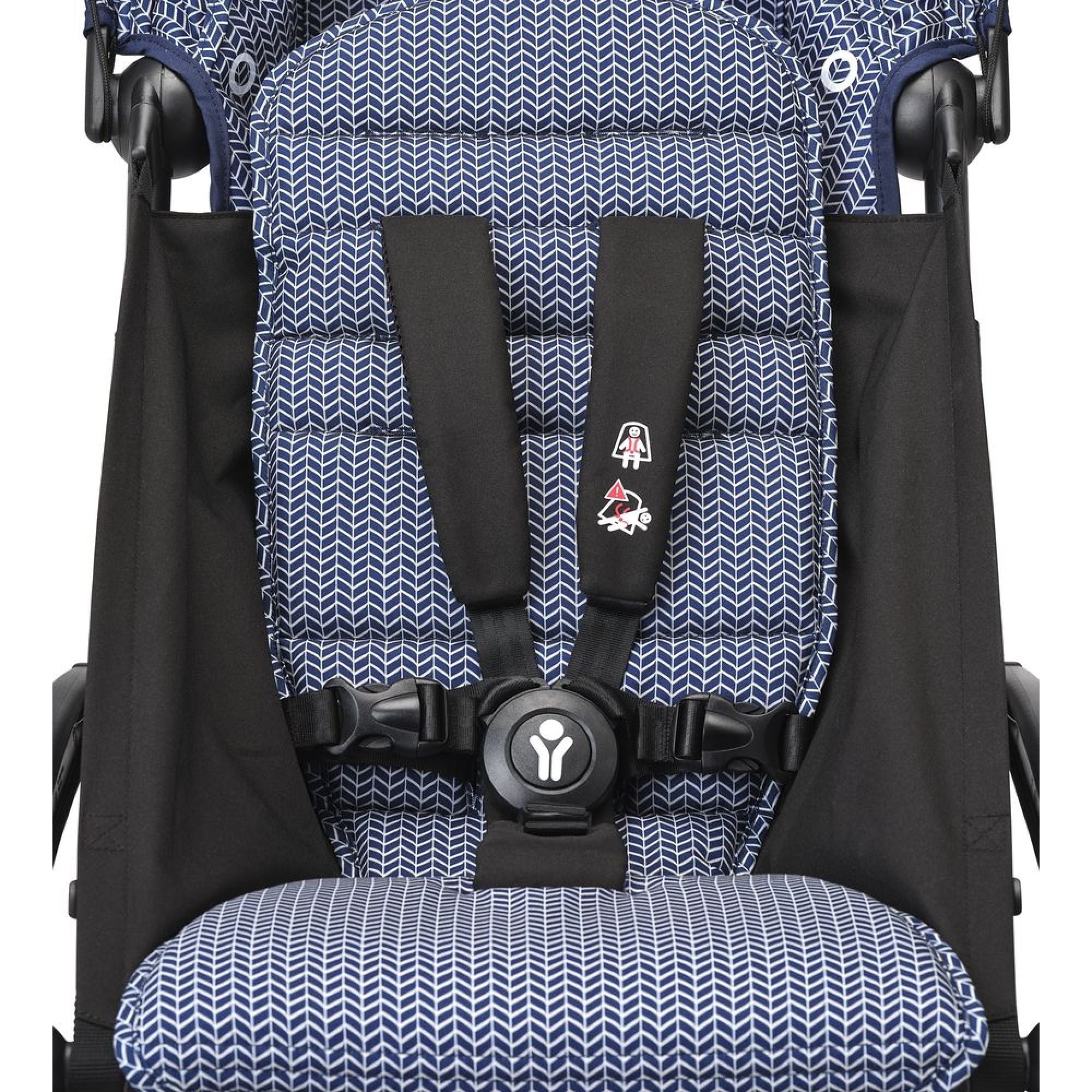Poussette YOYO 3 Châssis Noir Pack 6+ Bleu Air France