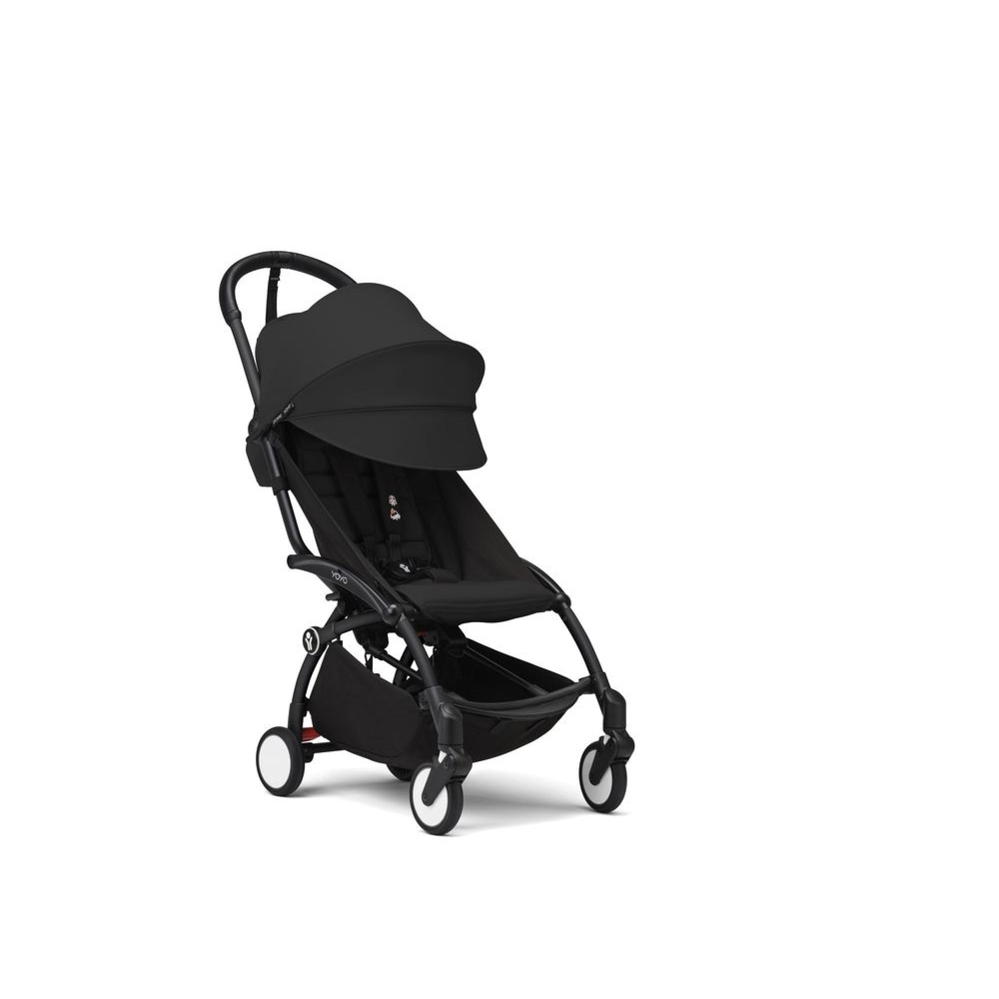 Poussette YOYO 3 Châssis Noir Pack 6+ Black