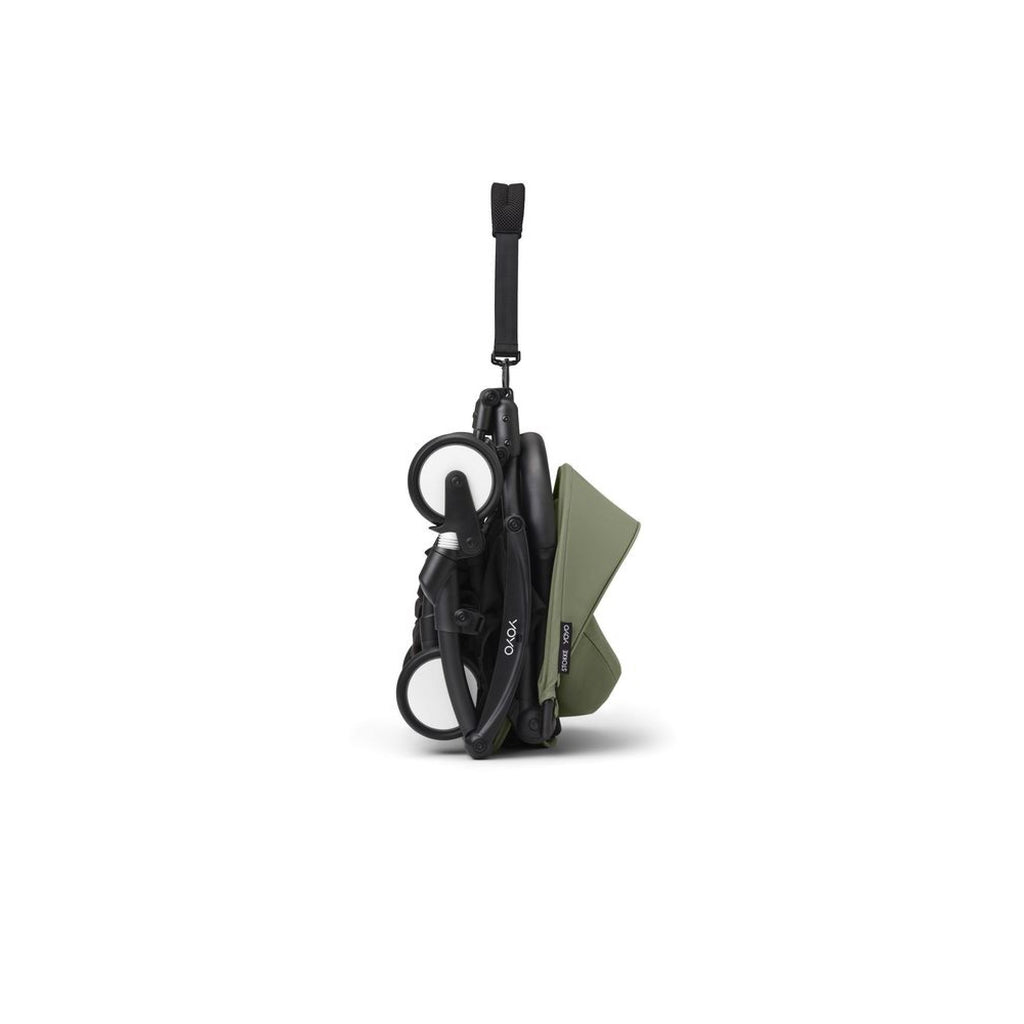 Poussette YOYO 3 Châssis Noir Pack 6+ Olive