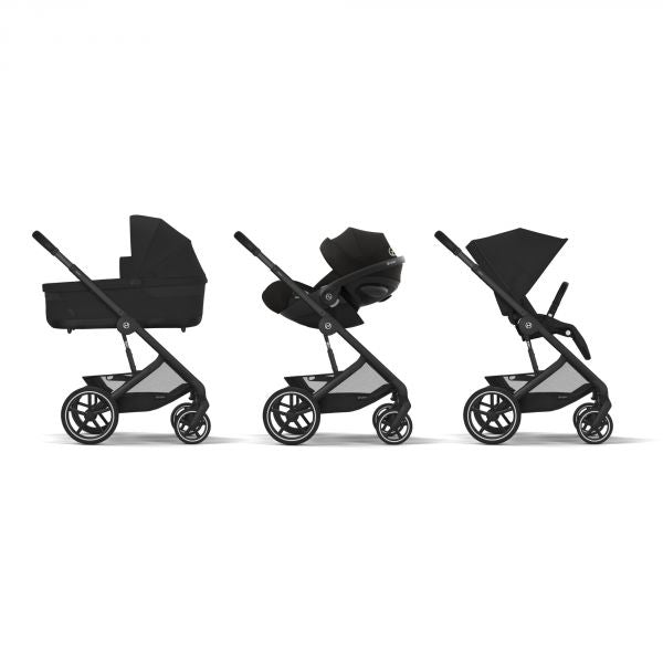 Poussette Balios S Lux 3 Moon Black Châssis Noir