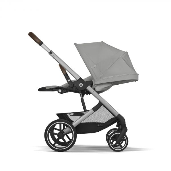 Poussette Balios S Lux 3 Stone Grey Châssis Silver