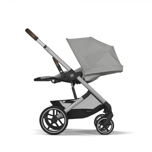 Poussette Balios S Lux 3 Stone Grey Châssis Silver