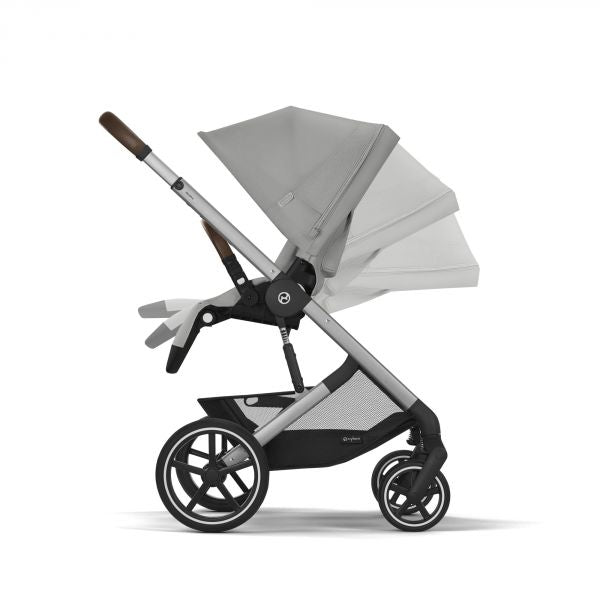 Poussette Balios S Lux 3 Stone Grey Châssis Silver