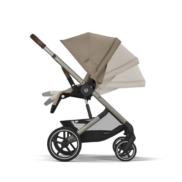 Poussette Balios S Lux 3 Almond Beige Châssis Taupe