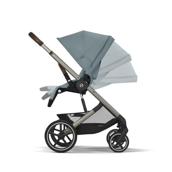 Poussette Balios S Lux 3 Stormy Blue Châssis Taupe