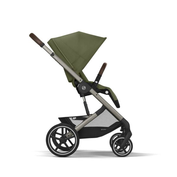 Poussette Balios S Lux 3 Moss Green Châssis taupe