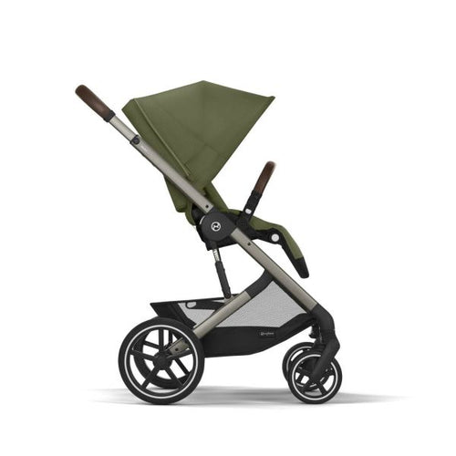 Poussette Balios S Lux 3 Moss Green Châssis taupe